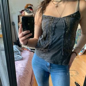 bejeweled tank top